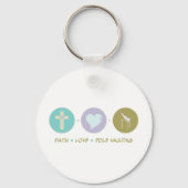 Faith Love Pole Vaulting Sleutelhanger (Voorkant)