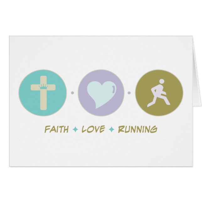 Faith Love Running (Voorkant Horizontaal)