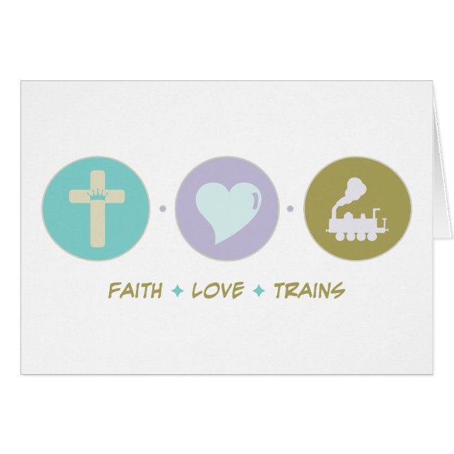 Faith Love Trains (Voorkant Horizontaal)