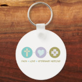 Faith Love Veterinary Medicine Sleutelhanger (Voorkant)