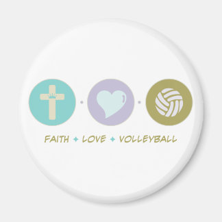 Faith Love Volleyball Magneet