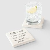 Faith Luke 137 Housewarming Gift Stenen Onderzetter (Zijkant)