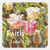 Faith Luke Tulip Sticker (Voorkant)