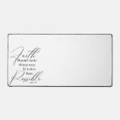 Faith maakt dingen mogelijk bureaumat (Voorkant)