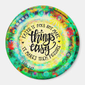 Faith maakt het mogelijk magneet (Voorkant)