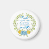 Faith maakt het mogelijk magneet (Voorkant)