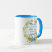 Faith maakt het mogelijk mok (Voorkant rechts)