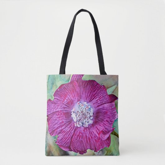 Faith Magenta Poppy Art Tas (Voorkant)