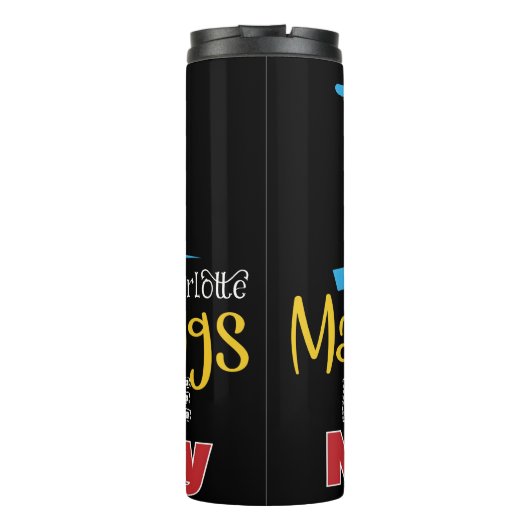 Faith Makes Things Possible Not Easy Thermosbeker (Achterkant)