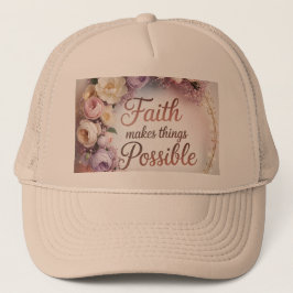 Faith Makes Things Possible Trucker Pet