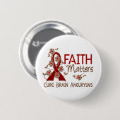 Faith Matters 3 Brain Aneurysm Ronde Button 5,7 Cm (Voorkant /achterkant)