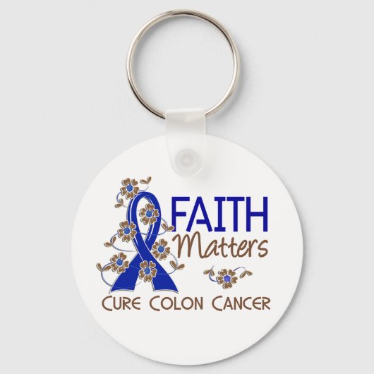Faith Matters 3 Colon Cancer Sleutelhanger (Voorkant)