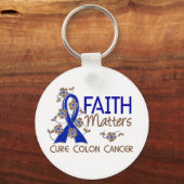Faith Matters 3 Colon Cancer Sleutelhanger (Voorkant)