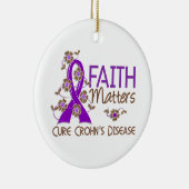 Faith Matters 3 Crohn's Disease Keramisch Ornament (Rechts)