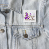 Faith Matters 3 Epilepsy Vierkante Button 5,1 Cm (In situ)