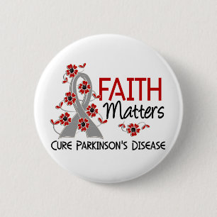 Faith Matters 3 Parkinson's disease Ronde Button 5,7 Cm