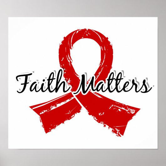 Faith Matters 5 bloedkanker Poster (Voorkant)