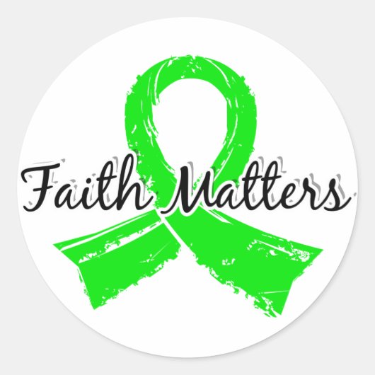 Faith Matters 5 Lymfoom (Non-Hodgkin) Ronde Sticker (Voorkant)