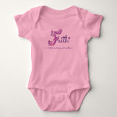 Faith meisjes naam en betekenis shirt monogram (Voorkant)
