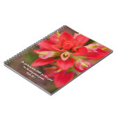 Faith Mercy Bible Verse Prayer Notitieboek (Linkerzijde)