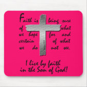 Faith mousepad muismat (Voorkant)