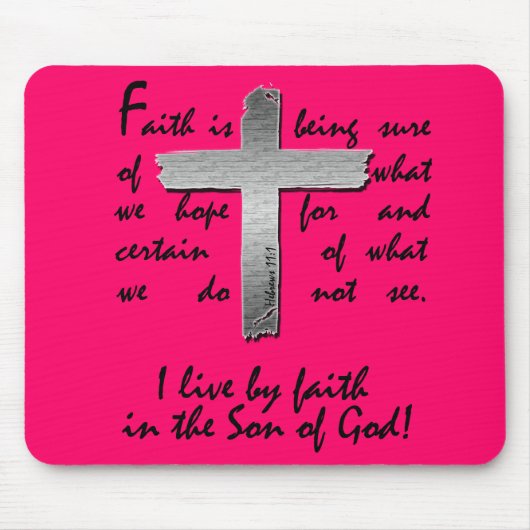 Faith mousepad muismat (Voorkant)
