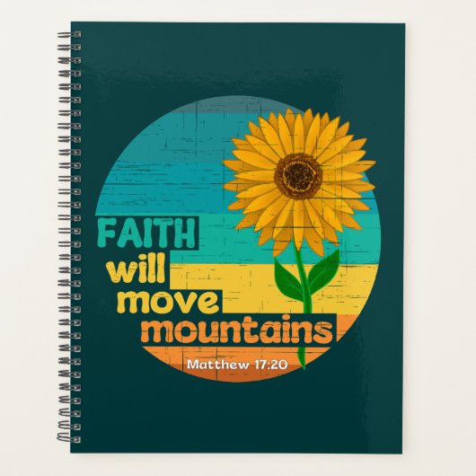 Faith Move Mountains Christian Design Planner (Voorkant)