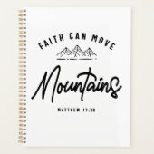 Faith Moves Bergen Mattheüs 17:20 Christelijk Planner (Voorkant)