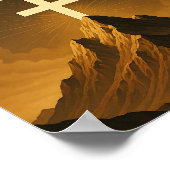 Faith Moves Mountains Christian  Poster (Hoek)