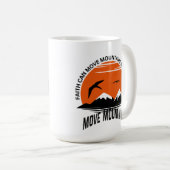 Faith Moves Mountains – Sunset Serenity Edition Koffiemok (Voorkant rechts)
