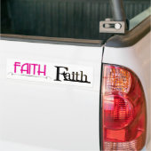 Faith Name-tags Bumpersticker (Op Truck)