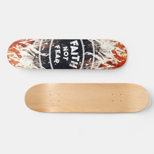 FAITH NOT FEAR PERSOONLIJK SKATEBOARD (Horizontaal)