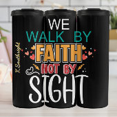 Faith Not Sight Inspirerend Quote Thermosbeker