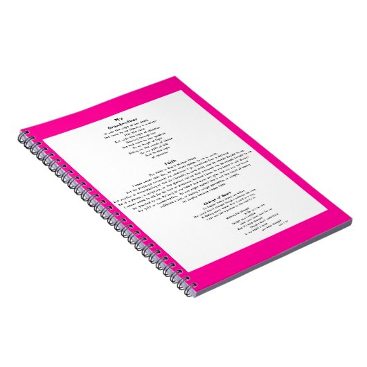 Faith Notitieboek (Rechterzijde)