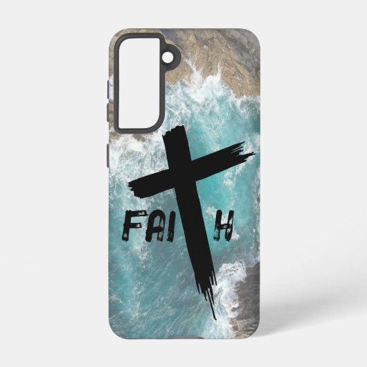 FAITH Ocean Samsung Hoesje Samsung Galaxy Hoesje (Achterkant)