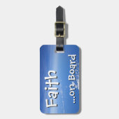 Faith on Board Bagagelabel (Voorkant verticaal)