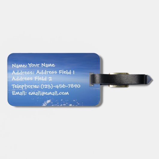 Faith on Board Bagagelabel (Achterkant horizontaal)