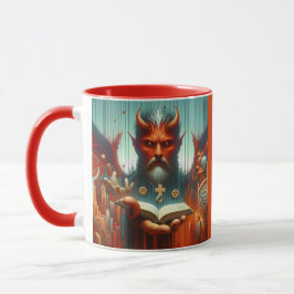 Faith Over Angst - Surrealistische Spirituele Reis Mok