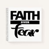 Faith Over Fea Notitieboek (Voorkant)