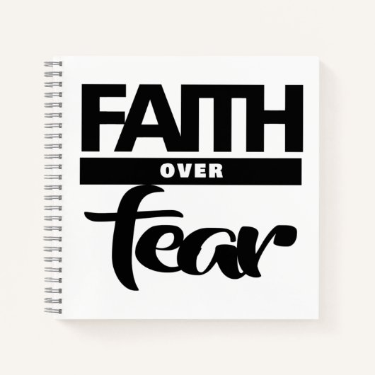 Faith Over Fea Notitieboek (Voorkant)