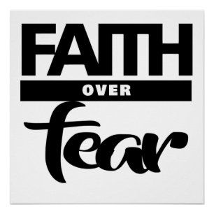 Faith Over Fea Perfect Poster