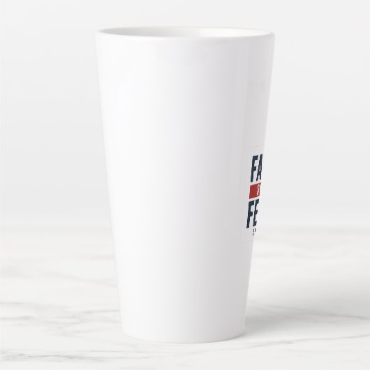 Faith Over Fear – 2 Timothy 1:7 Latte Mok (Voorkant)