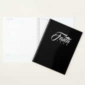 Faith Over Fear Black Planner (Display)