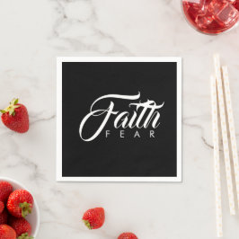 Faith Over Fear Black Servet