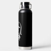 Faith Over Fear Black Waterfles (Achterkant)