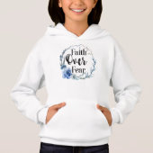 Faith Over Fear Blue Floral (Voorkant)