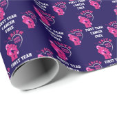 FAITH OVER FEAR Borstkankervrij Jubileum Cadeaupapier (Rol Hoek)