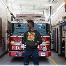 Faith Over Fear Brandweerman Christelijk Faith