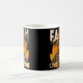 Faith Over Fear Brandweerman Christelijk Faith Koffiemok (Center)