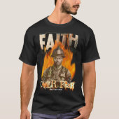 Faith Over Fear Brandweerman Christelijk Faith T-shirt (Voorkant)